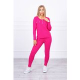 Kesi Set with fuchsia press stud neckline | Shoptok.si