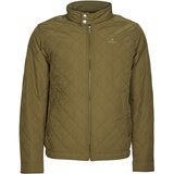 Gant QUILTED WINDCHEATER Kaki | shoptok.hr