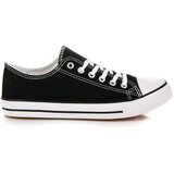Shelvt Women's classic black sneakers | shoptok.hr