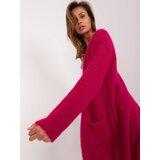 Italy Moda Cardigan-DHJ-SW-1009.09P-Fuchsia | Shoptok.si