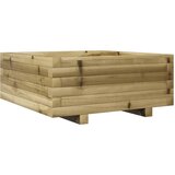 Maison Chic Vrtno cvetlično korito - Cvetlični Lonec 60x60x26,5 cm impregnirana borovina, (21789940) | Shoptok.si