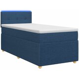  Boxspring krevet s madracem Plava 90 x 200 cm Tkanina | shoptok.hr