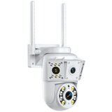 INF Dvojna WiFi varnostna kamera: 1080P HD, barvni nočni vid, daljinski nadzor, (5000116269) Cene