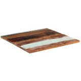  Četvrtasta stolna ploča 80x80 cm 25 - 27 mm od obnovljenog drva | shoptok.hr