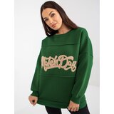 FANCY Sweatshirt-FA-BL-8127.80P-dark green | Shoptok.si