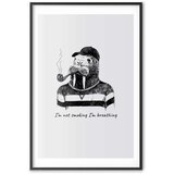  Plakat - I\'m Not Smoking. I\'m Breathing 21x30 Crni okvir s margom | shoptok.hr
