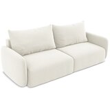 Makamii Krem baršunasti sklopiva/s prostorom za odlaganje sofa 238 cm Kalena – | shoptok.hr