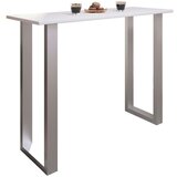 XXXL Barska Miza Xona B, Bela, Srebrna, 140x50 | Shoptok.si