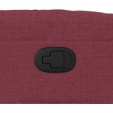  Naslonjač od tkanine crvena boja vina | shoptok.hr