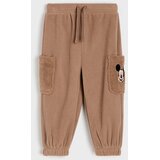 Sinsay Flis jogger hlače sa sherpa džepovima i vezom Mickey Mouse | shoptok.hr