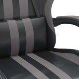  Gaming stol črno in siva umetno usnje, (21377715) | Shoptok.si