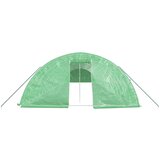  Staklenik s čeličnim okvirom zeleni 100 m² 20 x 5 x 2,3 m | shoptok.hr