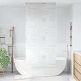  Roleta za tuš 80 x 240 cm s natpisom Splash | shoptok.hr