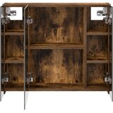  Kupaonski ormar s ogledalom Dimljeni hrast 60 x 14,5 x 50 cm | shoptok.hr