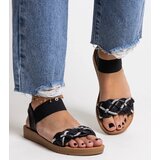 D/CEO Black sandals on a block heel Millo | Shoptok.si