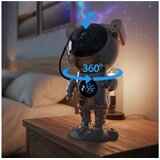 Manta LED zvjezdani 360 projektor Astronaut CHROME sa satom, daljinski HW-STAR02 | shoptok.hr