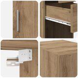 Ormarić za pohranu 2 pcs Umjetnički hrast 30 x 42,5 x 225 cm | shoptok.hr