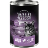 Wild Freedom 12 x 400 g mokra hrana po posebnoj cijeni! - Wild Hills - pačetina i piletina