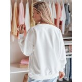 DStreet Bluza damska oversize z haftem DOGSWEETY biała | shoptok.hr