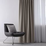 Restilo Sivo-bež zatemnitvena zavesa 140x175 cm Eyelets – | Shoptok.si