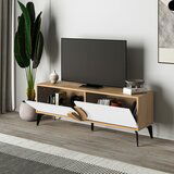 Marckeric Bela/v naravni barvi TV omarica v hrastovem dekorju 140x51 cm Vae – | Shoptok.si