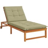  Jastučić za ležaljku GEMERT 100% poliester Svijetlo zelena - Svijetlo zelena 190 x 90 x 9 cm Melange | shoptok.hr