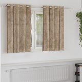 vidaXL Zavesa od Velura Champagne Poliester 140 x 140 cm | shoptok.hr