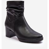 Kesi Women's Pressed Ankle Boots - Black Liriam | shoptok.hr