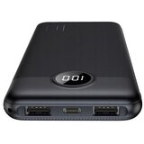 Prenosna polnilna baterija - PowerBank VEGER L10S 10.000 mAh LCD, črn | Shoptok.si