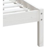  Okvir za krevet od masivne borovine bijeli 100 x 200 cm | Eponuda.com