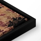  Slika - Mediterranean landscape - old tapestry with a hill and a lake 60x40 U crnom drvenom okviru | shoptok.hr