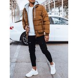 DStreet Men's Quilted Camel Winter Jacket