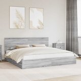  s od storage Siva Sonoma 200 x 200 cm Konstruirano drvo | shoptok.hr