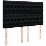  Krevet s oprugama i madracem crni 140 x 190 cm od tkanine | shoptok.hr