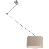 QAZQA Viseča svetilka jeklo z nastavljivim 35 cm senčilom - Blitz I. | Shoptok.si
