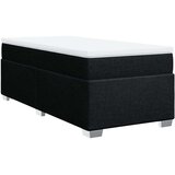 vidaXL Box spring postelja z vzmetnico črna 100x200 cm blago | Shoptok.si