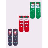 Yoclub Kids's Christmas 3Pack Socks SKA-X017U-AA00-0001 | shoptok.hr
