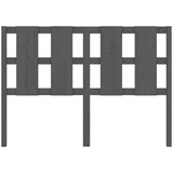  Uzglavlje za krevet sivo 125 5 x 4 x 100 cm od masivne borovine | shoptok.hr