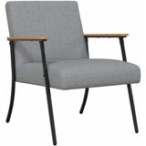  Fotelja Svijetlo siva tkanina | shoptok.hr