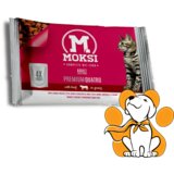 Moksi premium quatro adult cat all breeds beef 4x100g, govedina u sosu