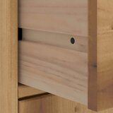  Bočni ormarići 5 kom ODDA 40x24x79 cm puno drvo bor | shoptok.hr