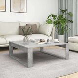  Klubska mizica betonsko siva 100x100x35 cm iverna plošča, (20624862) Cene