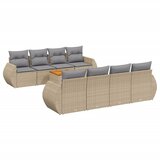  9-dijelni set vrtnih sofa s jastucima od poliratana | shoptok.hr