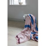Mette Ditmer Denmark Plava/prljavo roza deka od recikliranog pamuka za kauč 130x175 cm Studio – | shoptok.hr