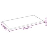  Zidna uzglavlja 12 pcs Crna 30 x 15 cm Lažna koža - Crna 30 x 15 cm | shoptok.hr