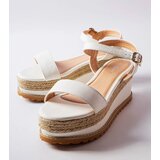 Gemre White wedge sandals Access | ePonuda.com