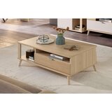 Hom`in KLUBSKA MIZA, 110/40/65 cm barve hrasta | Shoptok.si