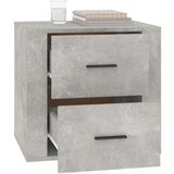  Nočna omarica betonsko siva 50x39x47 cm, (20706060) | Shoptok.si