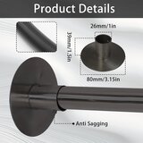 YSISLYBIN L-kotna palica za tuš zaveso 90–130 cm | Shoptok.si