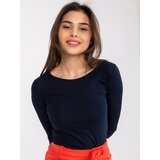 BASIC Feel Good Blouse-RV-BZ-4690.20-navy blue | shoptok.hr